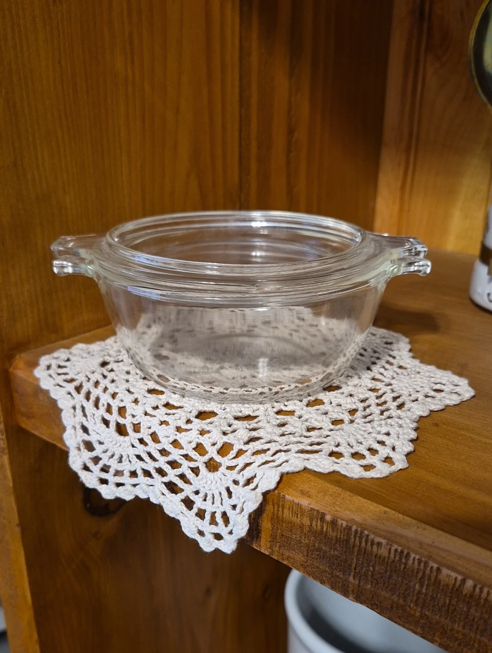 Pyrex Clear Glass Baking Dish with Handle - Transparent